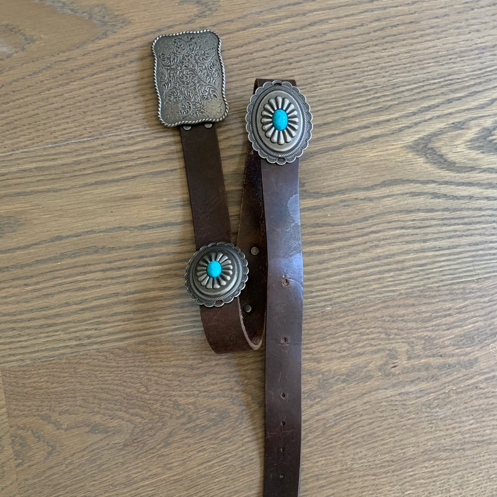 One teaspoon leather belt size S